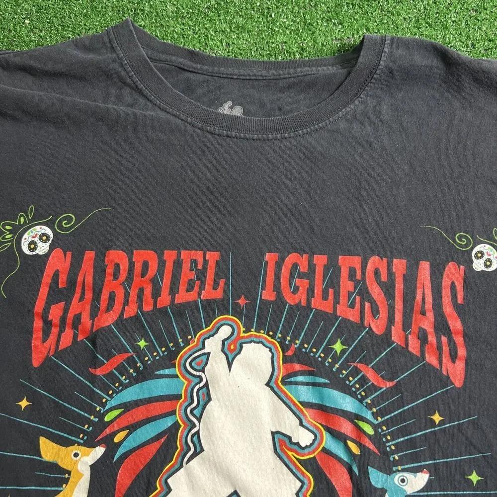 Gabriel Iglesias Beyond Fluffy 2019 Tour  Day Of‎ The Dead T-Shirt 5XL Has Flaws